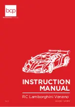 BCP RC Lamborghini Veneno Instruction Manual предпросмотр