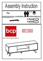 Предварительный просмотр 1 страницы BCP SKYY4654 Assembly Manual