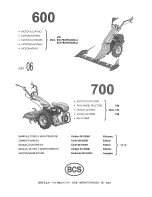 Preview for 1 page of BCS 650 Owner'S Manual