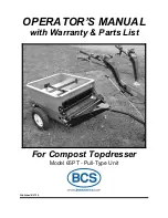 Предварительный просмотр 1 страницы BCS 65PT Operator'S Manual