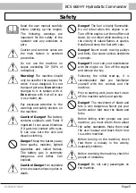 Preview for 5 page of BCS 660HY WS Hydrostatic Commander Operating Instructions Manual