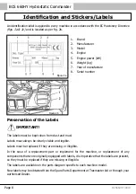 Preview for 8 page of BCS 660HY WS Hydrostatic Commander Operating Instructions Manual