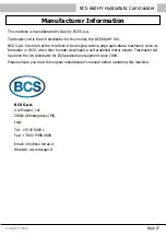 Preview for 27 page of BCS 660HY WS Hydrostatic Commander Operating Instructions Manual