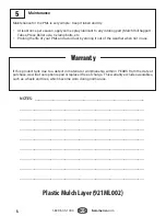 Preview for 6 page of BCS 921ML002 Operator'S Manual