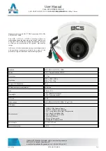 Preview for 2 page of BCS BCS-DMQE2200IR3-B User Manual