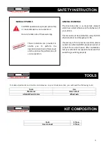 Preview for 4 page of BCS DEVILLE II User Manual