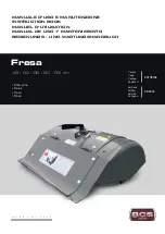 Preview for 1 page of BCS Fresa FR 46 Instruction Book