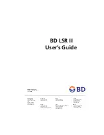 BD LSR	II User Manual предпросмотр