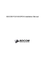 Preview for 1 page of Bdcom P3310B Installation Manual