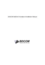 Bdcom S2528-C Hardware Installation Manual предпросмотр