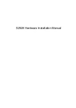 Bdcom S2928 Hardware Installation Manual предпросмотр