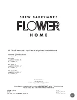 BDDMI Drew Barrymore Flower Home WM1-FLWRSF-GY Assembly Instructions Manual предпросмотр