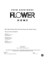 Предварительный просмотр 8 страницы BDDMI Drew Barrymore Flower Home WM1-FLWRSF-GY Assembly Instructions Manual