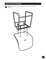 Предварительный просмотр 4 страницы BDDMI MoDRN Refined Industrial Dax Dining Chair HYN-DXDNCH-BR Assembly Instructions Manual