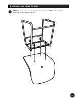 Предварительный просмотр 9 страницы BDDMI MoDRN Refined Industrial Dax Dining Chair HYN-DXDNCH-BR Assembly Instructions Manual