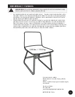 Предварительный просмотр 10 страницы BDDMI MoDRN Refined Industrial Dax Dining Chair HYN-DXDNCH-BR Assembly Instructions Manual