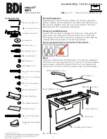 Предварительный просмотр 1 страницы BDI 6004 Assembly Instructions Manual