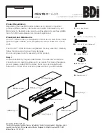 Предварительный просмотр 1 страницы BDI 6401 Assembly Instructions Manual