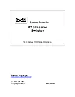 BDI 8/16 Technical Reference Manual предпросмотр