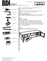 Предварительный просмотр 1 страницы BDI 8239 Assembly Instructions