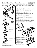 Предварительный просмотр 2 страницы BDI Avion Noir 8537 Assembly Instructions