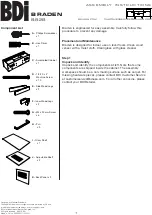 Предварительный просмотр 1 страницы BDI BRADEN 8828 Assembly Instructions