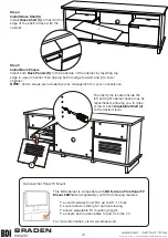 Предварительный просмотр 3 страницы BDI BRADEN 8828 Assembly Instructions