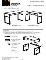 Preview for 1 page of BDI CASCADIA Assembly Instructions