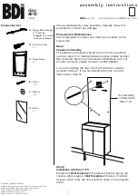 Preview for 5 page of BDI ciao 1170 Assembly Instructions Manual