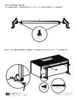 Preview for 2 page of BDI CORRIDOR Assembly Instructions