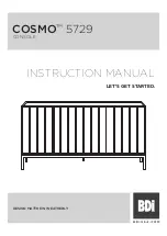 Предварительный просмотр 1 страницы BDI COSMO 5729 Instruction Manual