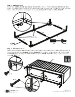 Preview for 2 page of BDI COSMO CONSOLE 5729 Assembly Instructions Manual