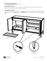 Preview for 3 page of BDI COSMO CONSOLE 5729 Assembly Instructions Manual