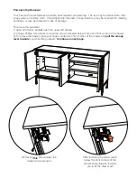 Preview for 5 page of BDI COSMO CONSOLE 5729 Assembly Instructions Manual