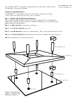 Preview for 2 page of BDI Hokkaido Table Assembly Instructions