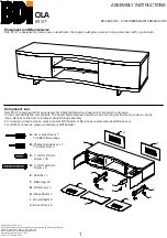 Preview for 1 page of BDI OLA 8137 Assembly Instructions