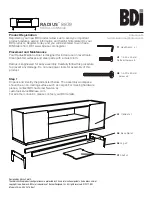 Предварительный просмотр 1 страницы BDI RADIUS 8839 Assembly Instructions