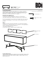 BDI SECTOR 7527 Series Quick Start Manual предпросмотр