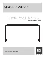 BDI SEQUEL 20 6102 Instruction Manual preview