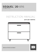 Предварительный просмотр 1 страницы BDI SEQUEL 20 6116 Instruction Manual