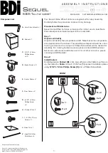 BDI Sequel 6005 Assembly Instructions предпросмотр