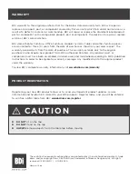 Preview for 8 page of BDI SERIF LIFT 1045 Instruction Manual