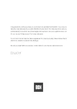 Preview for 2 page of BDI SOMA 1133 Instruction Manual