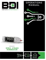 BDI ST350 Operation Manual предпросмотр