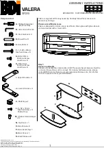 Предварительный просмотр 1 страницы BDI VALERA 9729 Assembly Instructions