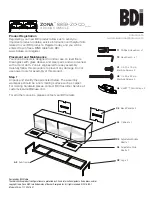 Preview for 1 page of BDI ZONA Assembly Instructions