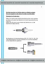 Предварительный просмотр 8 страницы BDS Maschinen MAB 500 Operating Instructions Manual