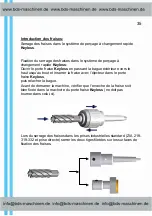 Предварительный просмотр 36 страницы BDS Maschinen MAB 500 Operating Instructions Manual