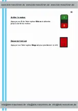 Предварительный просмотр 39 страницы BDS Maschinen MAB 500 Operating Instructions Manual