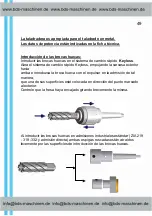 Предварительный просмотр 50 страницы BDS Maschinen MAB 500 Operating Instructions Manual